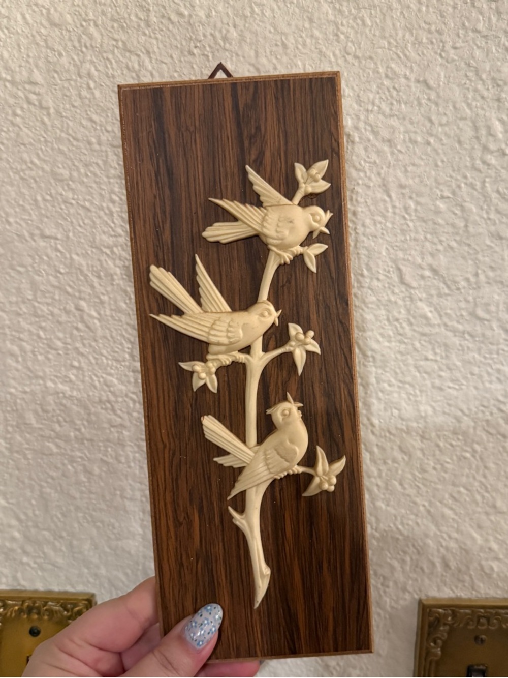 Vintage Bird Decorative Plaque